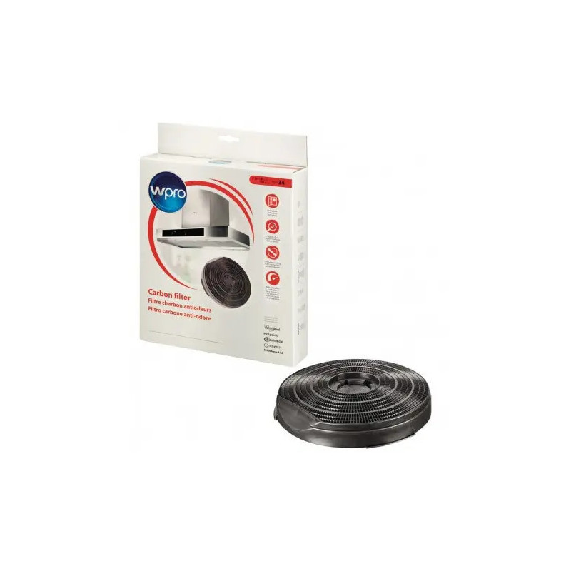 FILTRE HOTTE CHARBON TYPE 34 D