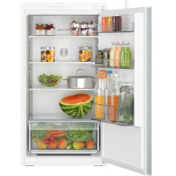 RÉFRIGÉRATEUR INTÉGRABLE 1 PORTE TOUT UTILE 165L CLASSE E NICHE 102?5CM GLISSIÈRES