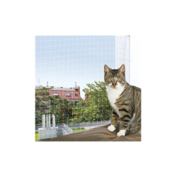 Occasion - TRIXIE Filet de protection chat 6x3 m transparent