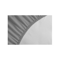 Occasion - LOVELY HOME Drap Housse 100% Coton 180x200cm - Bonnet 35cm - Gris clair