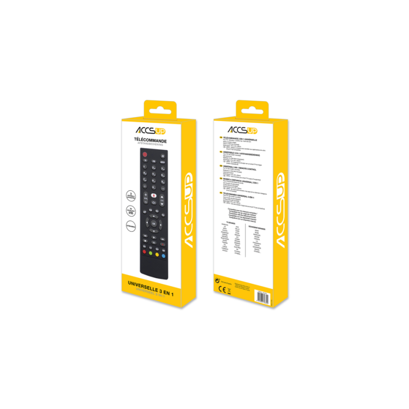 Occasion-Télécommande Accsup TELECOMMANDE UNIVERSELLE 3 EN 1