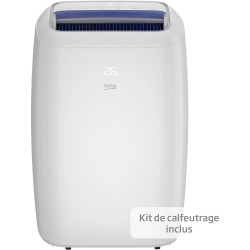 CLIMATISEUR MOBILE RÉVERSIBLE 2500W 8500BTU/H CLASSE A+