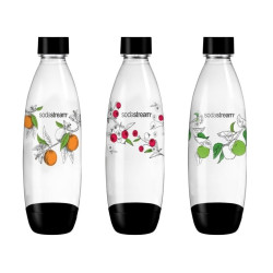 Occasion-SODASTREAM Pack de 3 bouteilles de gazéification grand modele - Motif de bouteilles aléatoires