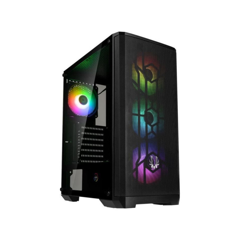 Occasion - BITFENIX Nova Mesh SE TG 4ARGB (Noir) - Boitier sans alimentation - Moyen tour - Format ATX