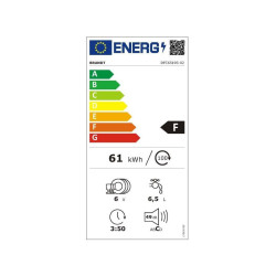 Occasion - Lave-vaisselle compact pose libre BRANDT DFC6519S - 6 couverts - L55cm - 49dB - Inox