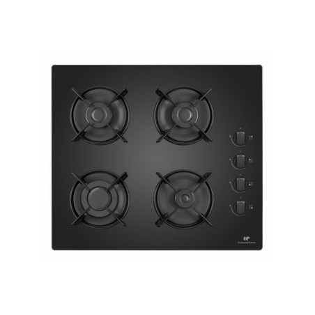Occasion - Table 4 foyers CONTINENTAL EDISON - Gaz - Verre noir