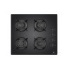 Occasion - Table 4 foyers CONTINENTAL EDISON - Gaz - Verre noir