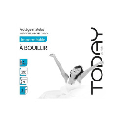 Occasion - Protege matelas imperméable TODAY - 140x190 cm - A bouillir
