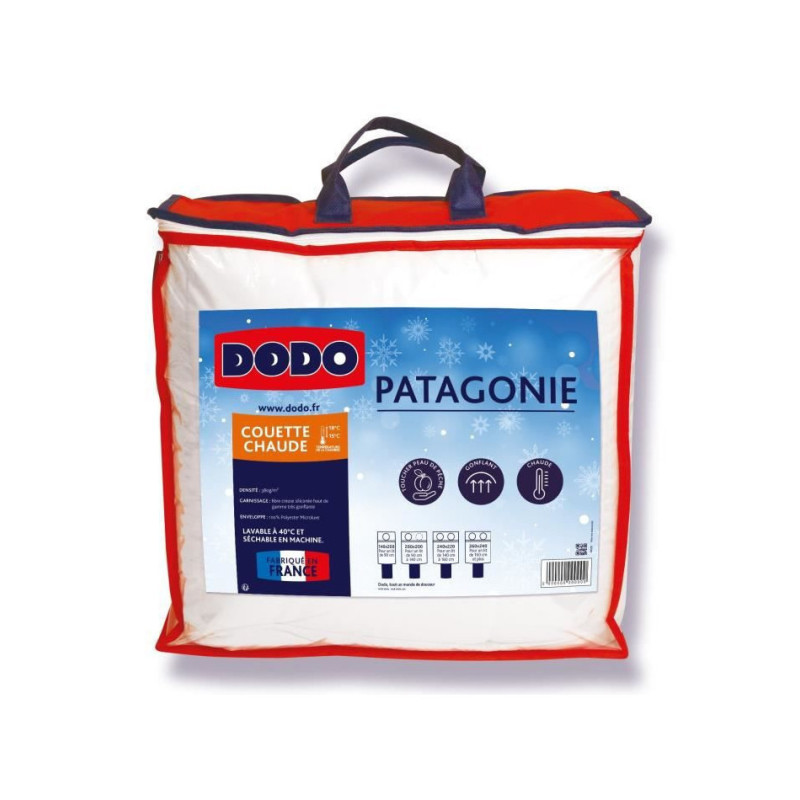 Occasion -DODO Couette chaude Patagonie Blanc - 220 x 240 cm