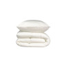 Occasion - Pack linge de lit Microfibre - 1 Couette chaude 140x200 cm + 1 Oreiller 60x60 cm blanc
