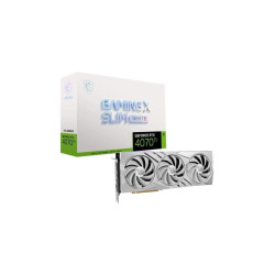 Occasion - MSI - Carte Graphique - RTX 4070 TI GAMING X SLIM WHITE 12G (912-V513-442)