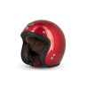 Occasion-Casque Jet Cafe Racer S250 Rouge Pailleté Brillant - Taille XS