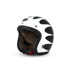 Occasion- Casque Jet Cafe Racer S250 Noir / Blanc Brillant - Taille XL