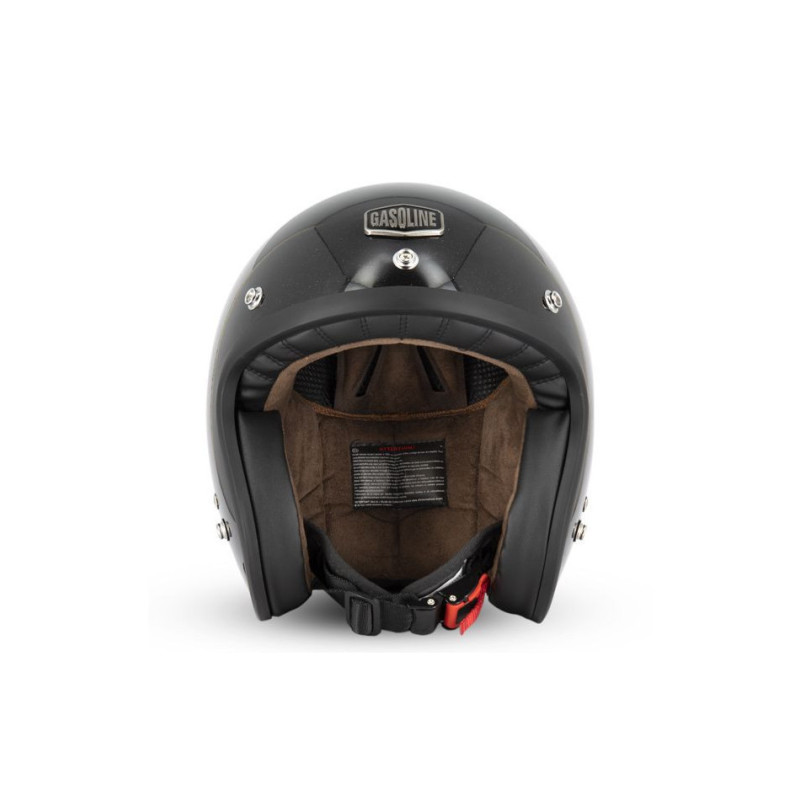 Occasion -Casque Jet Cafe Racer S250 Noir Pailleté Brillant - Taille M