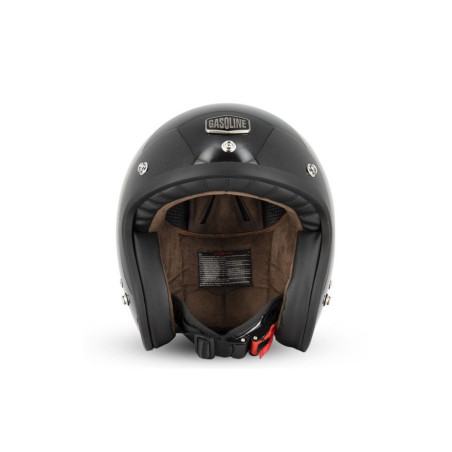 Occasion -Casque Jet Cafe Racer S250 Noir Pailleté Brillant - Taille M