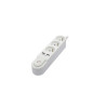 Occasion -CHACON Bloc multiprise avec interrupteur 3 prises 16 A et 2 sorties USB 2 A, cÃ¢ble 1,5 m blanc