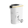 Occasion -CURVER Conteneur a croquettes 54 L / 20 kg - Dinner pets - Blanc - 49,3 x 27,8 x 60,5 cm - Pour chien