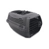 Occasion -Caisse de transport pour chat M.PETS ECO GIRO - Cage en plastique - Taille S - Gris