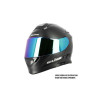 Occasion - Casque modulable INTERCOM S550 Double Ecran + Pinlock - Noir mat - Taille XL - Bluetooth intégré