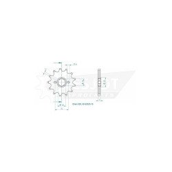Occasion - Kit Chaine Origine Honda Ca 125 Rebel 1995-2000 13x39 - 520 Sans Joints Toriques