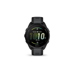 Occasion - Très bon état Montre GPS connectÃ©e - GARMIN - Forerunner 165 - 1,2 - Noir avec bracelet Noir et Gris
