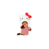 Occasion - Très bon état Peluche Monchhichi Hello Kitty - BANDAI - Douce peluche