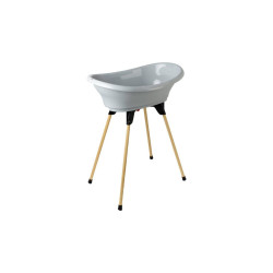 Occasion - Très bon état THERMOBABY Kit baignoire VASCO Gris charme : baignoire + pieds + tuyau de vidange