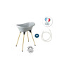 Occasion - Très bon état THERMOBABY Kit baignoire VASCO Gris charme : baignoire + pieds + tuyau de vidange