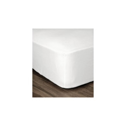 Occasion - Très bon état LOVELY HOME Drap Housse 100% Coton 140x190cm - Bonnet 35cm - Blanc