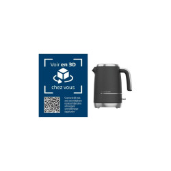 Occasion - Très bon état Bouilloire Ã©lectrique - BEKO - WKM8306B - 1,7 L - 3000 W - Noir