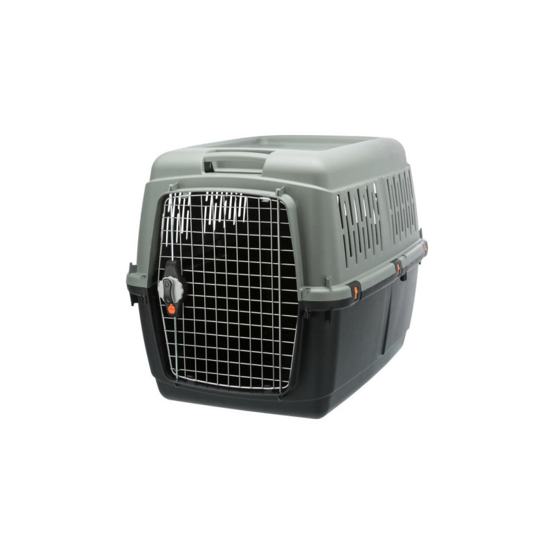 Occasion - Très bon état Box de transport TRIXIE Giona 5 - RecyclÃ© - M: 60 Ã 61 Ã 81 cm - Anthracite et gris-vert