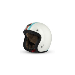 Occasion - Très bon état Casque Jet Cafe Racer S250 Blanc / Bleu / Rouge Brillant - Taille XXL