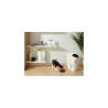 Occasion - Très bon état CURVER Conteneur de nourriture Le Diner est servi - 4 kg - 10 L - Blanc et noir - Pour chat