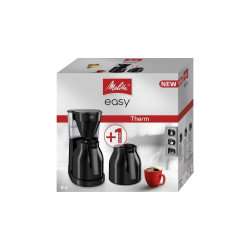 Occasion - Très bon état Cafetiere filtre Easy Therm II MELITTA - 1050 W - 2eme verseuse - Noir