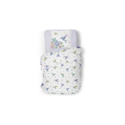 Occasion - Très bon état Parure de couette ROUPILLON Paradise - 2 Pcs - 140 x 200 - 100% Coton - Bleu
