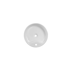 Occasion - Très bon état OCEANIC Vasque a poser en cÃ©ramique forme ronde 46x17 cm SegurÃ£