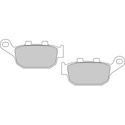 Plaquette de frein Semi-Métal Platinum Route/Off Road - R90