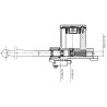 Maitre Cylindre de Frein Gauche Fixation Ø22 - Piston Ø12.9 mm Livré avec Vis Ba