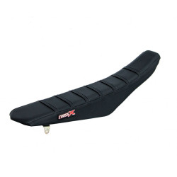 HOUSSE DE SELLE SUZUKI RMZ 250-450 - TOP BLACK- SIDE BLACK-STRIPES BLACK