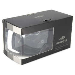 Masque Cross SWAPS SCRUB V2 - GRIS / NOIR ECRAN TRANSPARENT