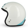 Casque Jet Cafe Racer S250 Blanc / Bleu / Rouge Brillant - Taille S