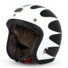 Casque Jet Cafe Racer S250 Noir / Blanc  Brillant - Taille XL