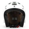 Casque Jet Cafe Racer S250 Noir / Blanc  Brillant - Taille XL