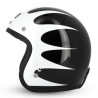 Casque Jet Cafe Racer S250 Noir / Blanc  Brillant - Taille XL