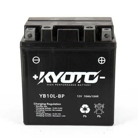 Batterie YB10L-BP SLA-AGM - Sans Entretien - Prête à l'Emploi