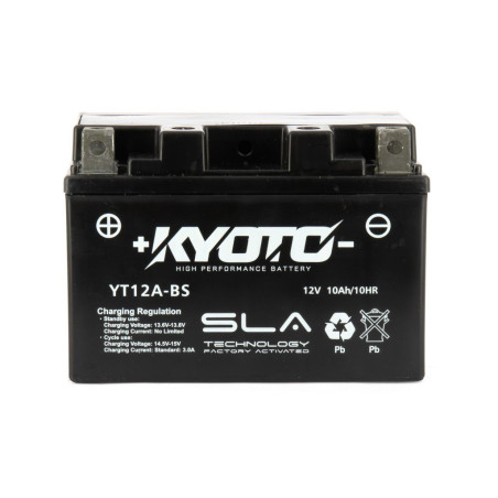 Batterie GT12A-BS SLA-AGM - Sans Entretien - Prête à l'Emploi