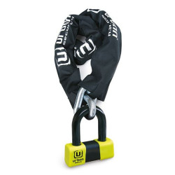 Antivol SRA - Mini U ø18 + Chaîne ø15 x 1200 mm Homologués