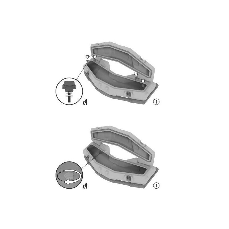 Coffre Quad GKA TGB 1000 Blade Avant 43 Litres