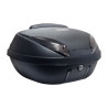 Top Case 52L Noir Mat / Carbone 58x45x32.5cm (2 Casques Intégraux) Platine, Doss