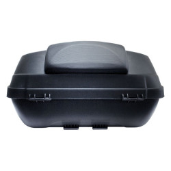 Top Case 52L Noir Mat / Carbone 58x45x32.5cm (2 Casques Intégraux) Platine, Doss